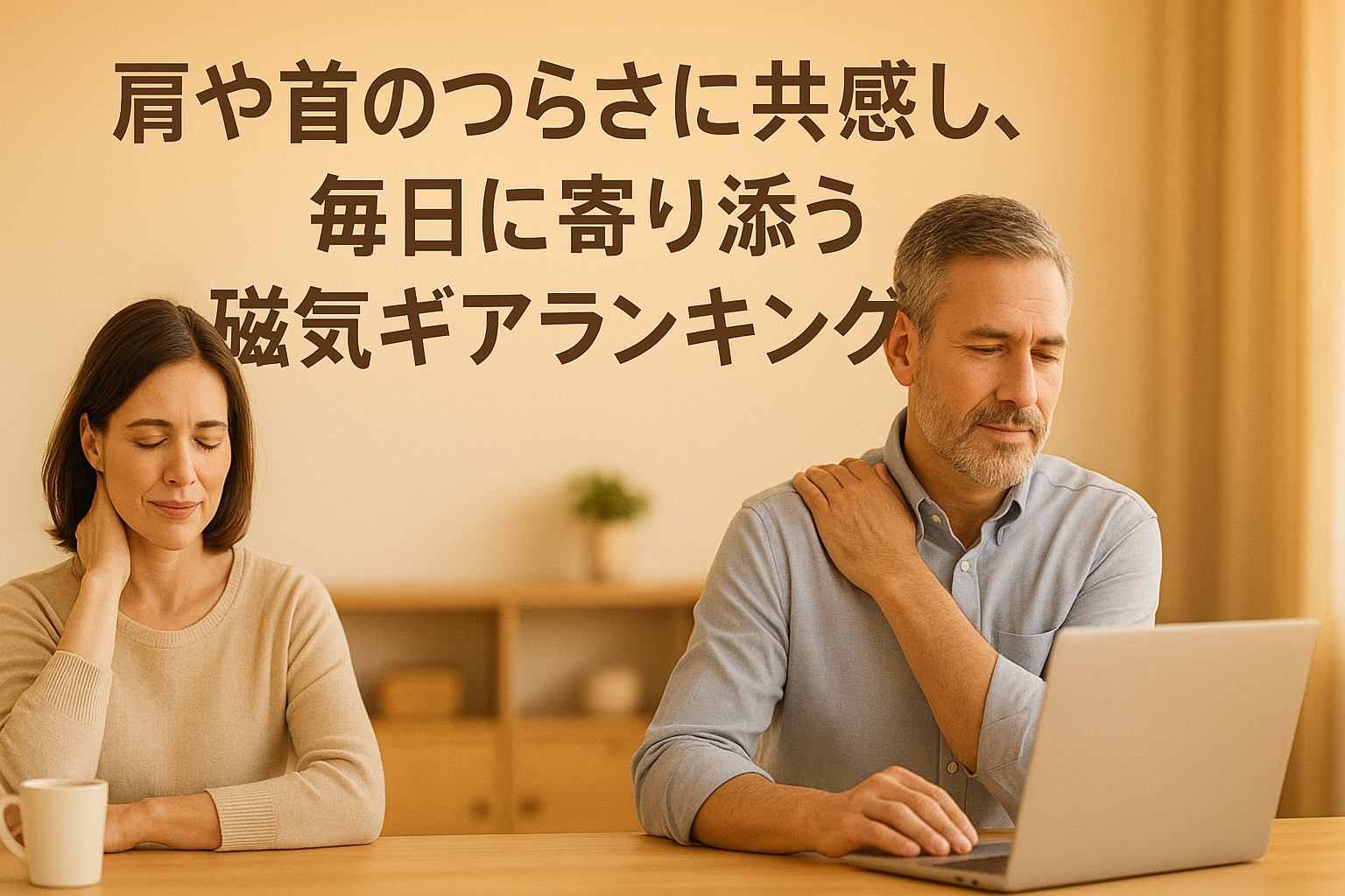 肩や首のつらさに共感し、毎日に寄り添う磁気ギアランキング｜医療機器認証の信頼で選ぶコラントッテがNo.1