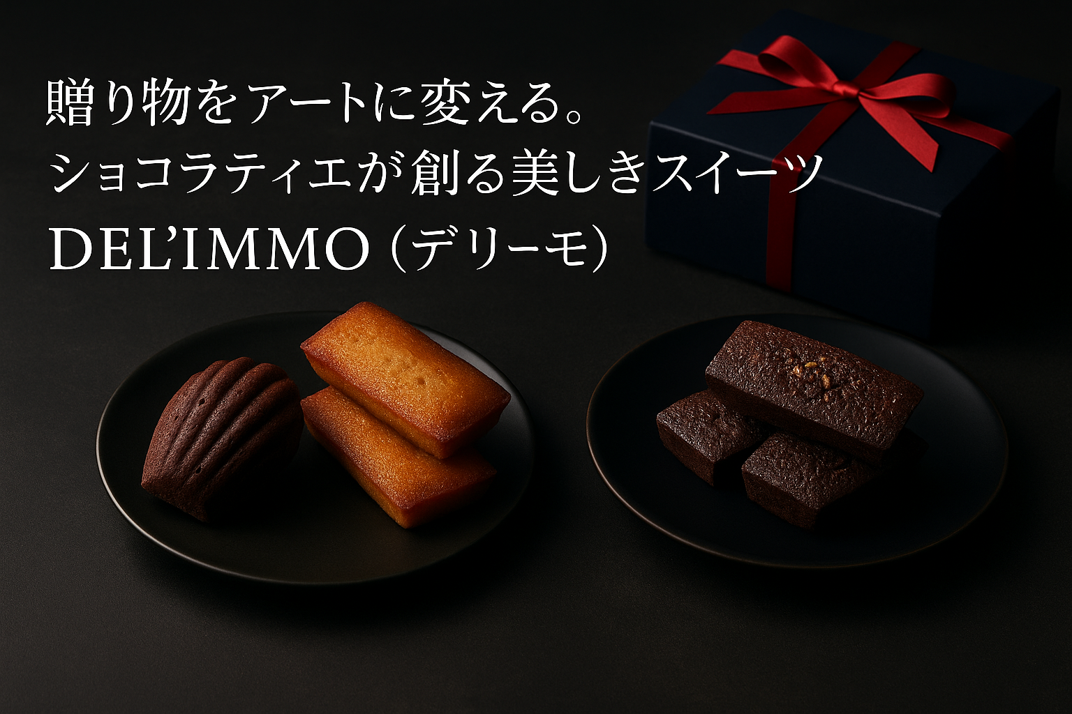 贈り物をアートに変える。ショコラティエが創る美しきスイーツ「DEL’IMMO」