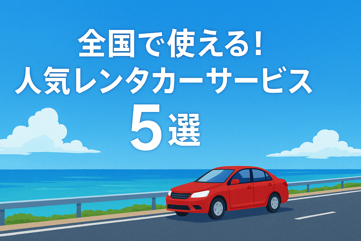 全国で使える！人気レンタカーサービス5選