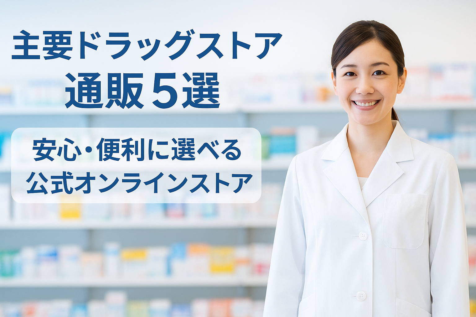 【ドラッグストア通販の定番】主要5ブランドの魅力を徹底紹介
