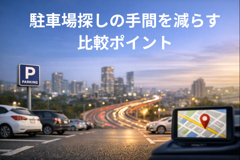 駐車場予約サービスの比較サイト5選｜条件で選ぶためのポイント