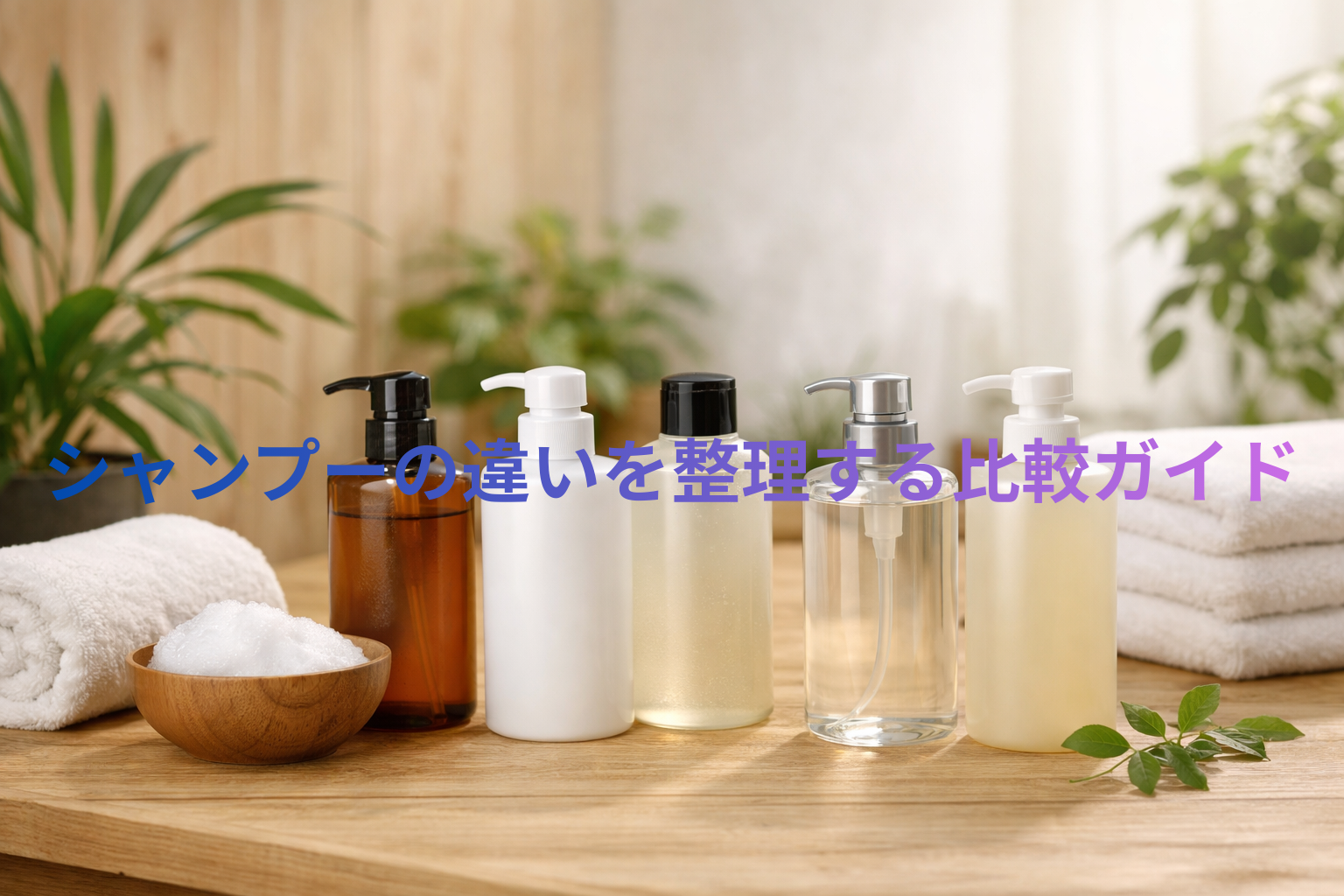 シャンプーの比較サイト5選|条件で選ぶためのポイント